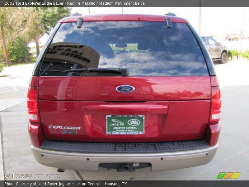 Redfire Metallic / Medium Parchment Beige 2003 Ford Explorer Eddie Bauer