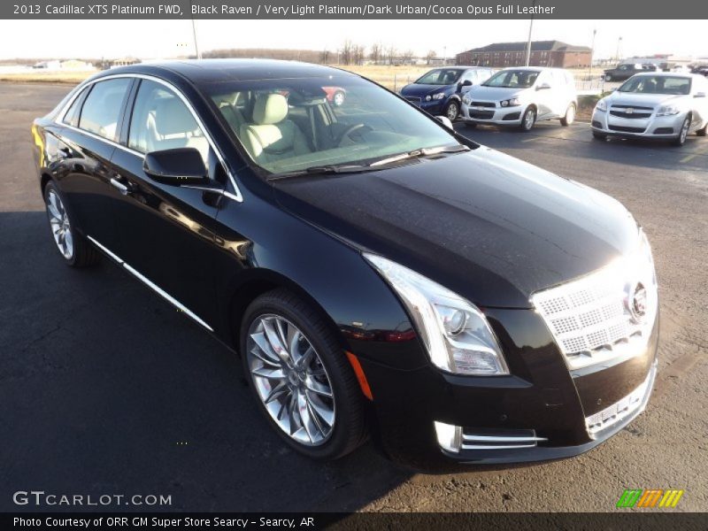 Black Raven / Very Light Platinum/Dark Urban/Cocoa Opus Full Leather 2013 Cadillac XTS Platinum FWD