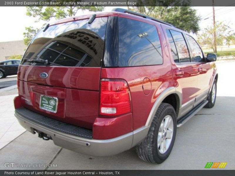 Redfire Metallic / Medium Parchment Beige 2003 Ford Explorer Eddie Bauer