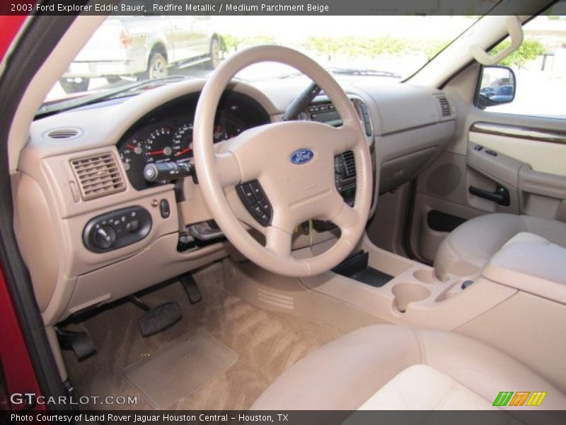 Medium Parchment Beige Interior - 2003 Explorer Eddie Bauer 