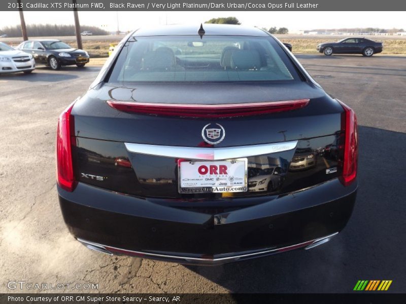 Black Raven / Very Light Platinum/Dark Urban/Cocoa Opus Full Leather 2013 Cadillac XTS Platinum FWD