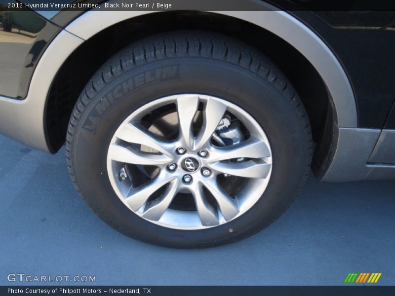 Black Noir Pearl / Beige 2012 Hyundai Veracruz Limited