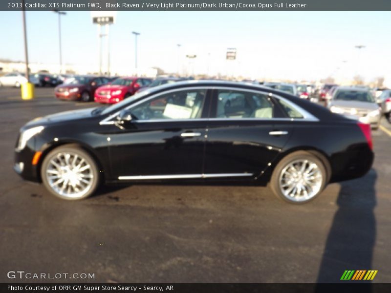 Black Raven / Very Light Platinum/Dark Urban/Cocoa Opus Full Leather 2013 Cadillac XTS Platinum FWD