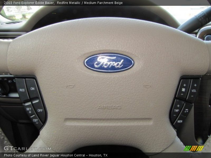 Redfire Metallic / Medium Parchment Beige 2003 Ford Explorer Eddie Bauer