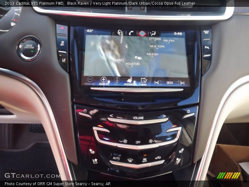 Controls of 2013 XTS Platinum FWD