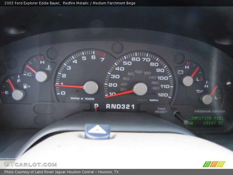  2003 Explorer Eddie Bauer Eddie Bauer Gauges