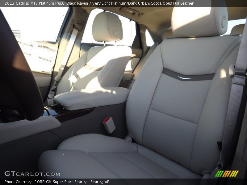 Front Seat of 2013 XTS Platinum FWD