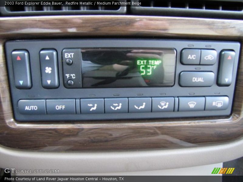 Redfire Metallic / Medium Parchment Beige 2003 Ford Explorer Eddie Bauer