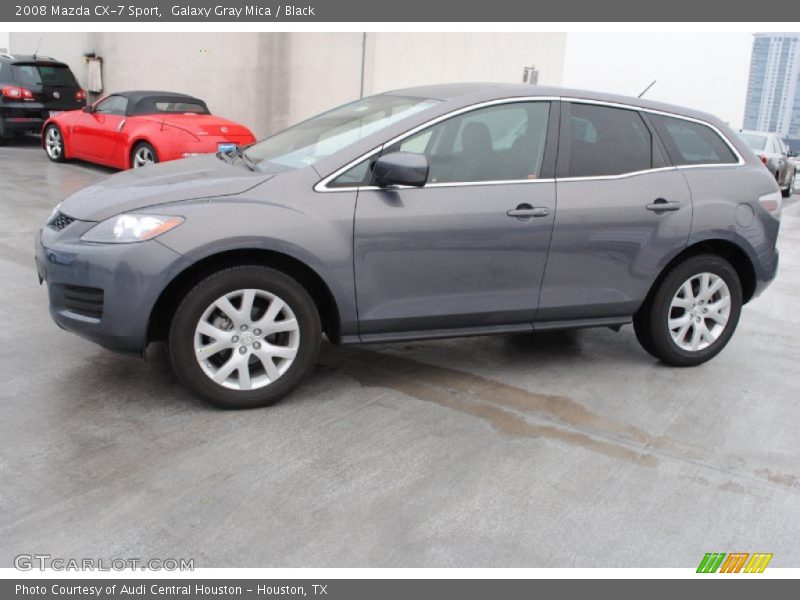 Galaxy Gray Mica / Black 2008 Mazda CX-7 Sport