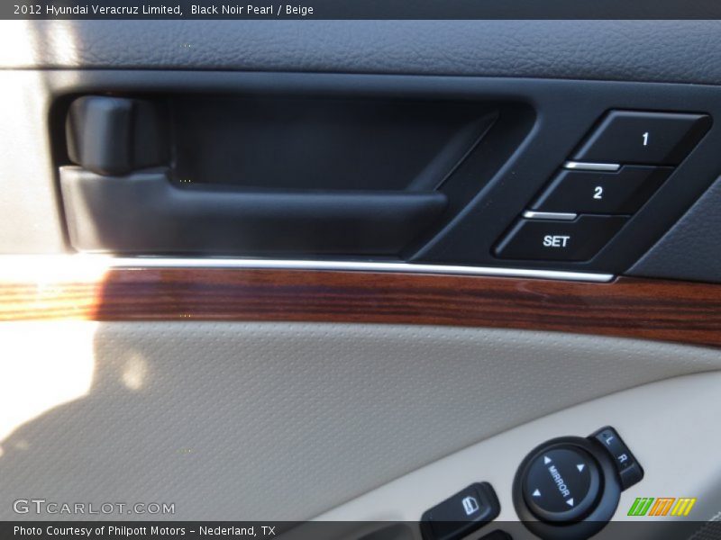 Black Noir Pearl / Beige 2012 Hyundai Veracruz Limited