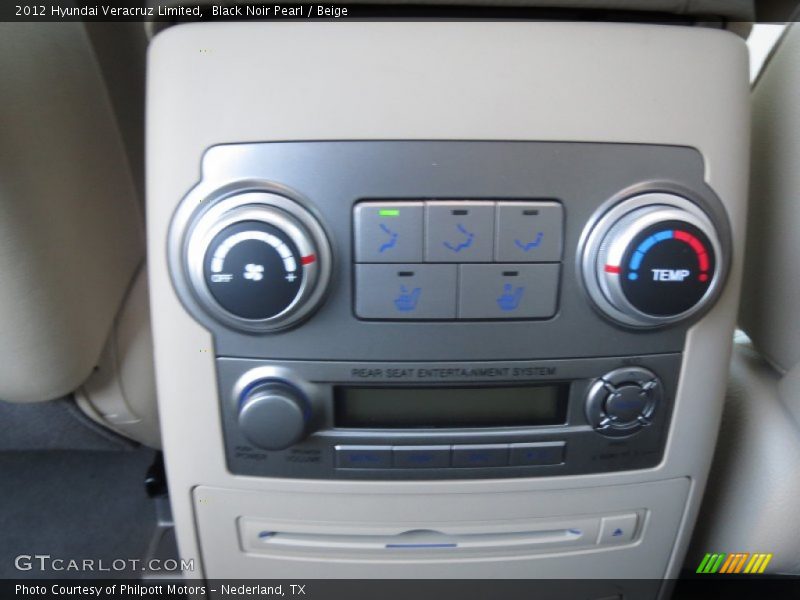 Black Noir Pearl / Beige 2012 Hyundai Veracruz Limited