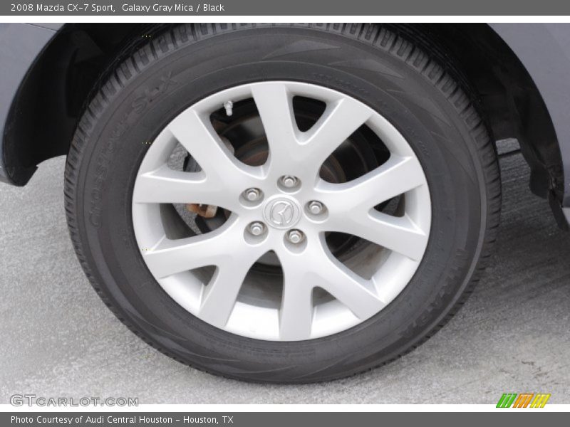 Galaxy Gray Mica / Black 2008 Mazda CX-7 Sport