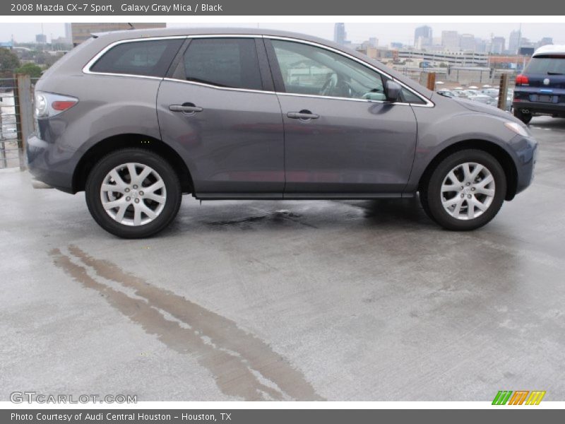 Galaxy Gray Mica / Black 2008 Mazda CX-7 Sport