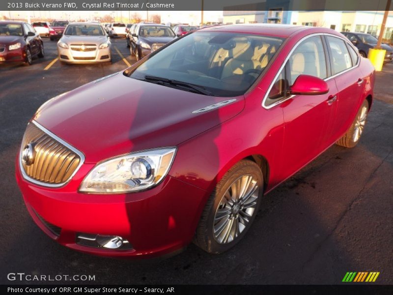Crystal Red Tintcoat / Cashmere 2013 Buick Verano FWD