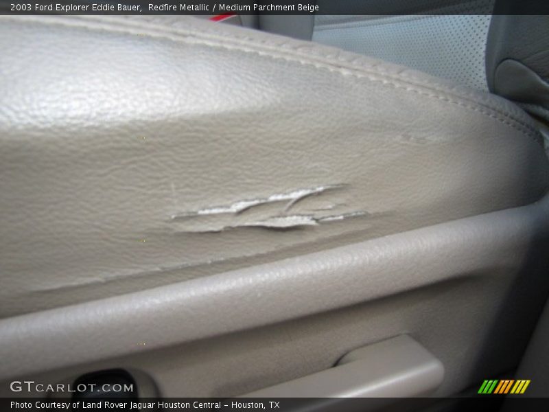 Redfire Metallic / Medium Parchment Beige 2003 Ford Explorer Eddie Bauer