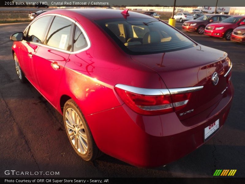 Crystal Red Tintcoat / Cashmere 2013 Buick Verano FWD