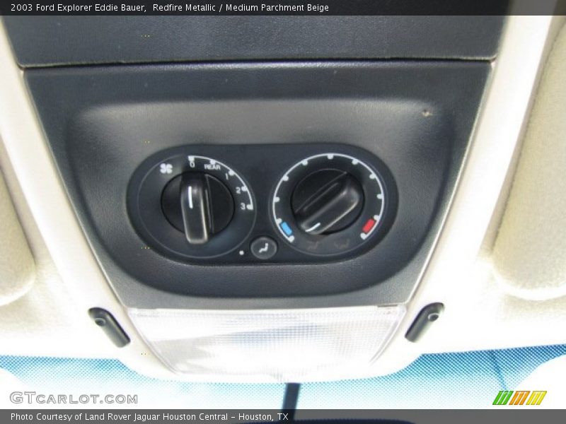 Controls of 2003 Explorer Eddie Bauer