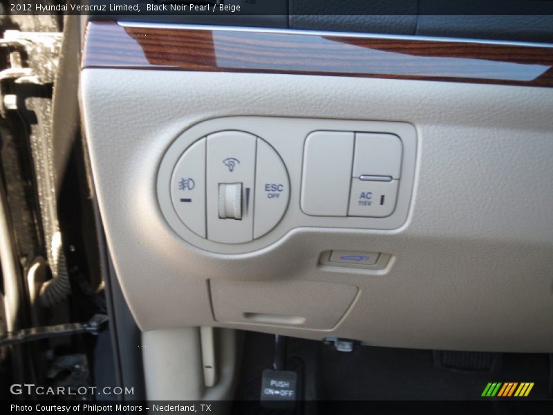 Black Noir Pearl / Beige 2012 Hyundai Veracruz Limited