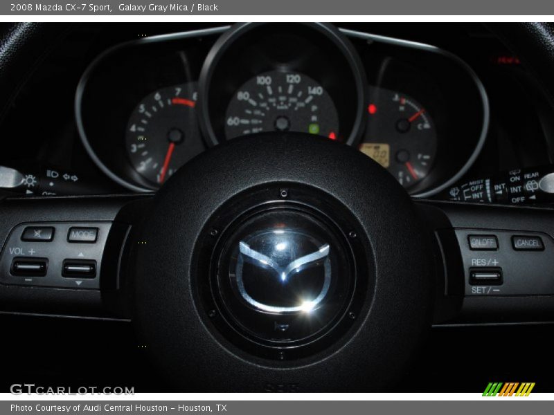 Galaxy Gray Mica / Black 2008 Mazda CX-7 Sport