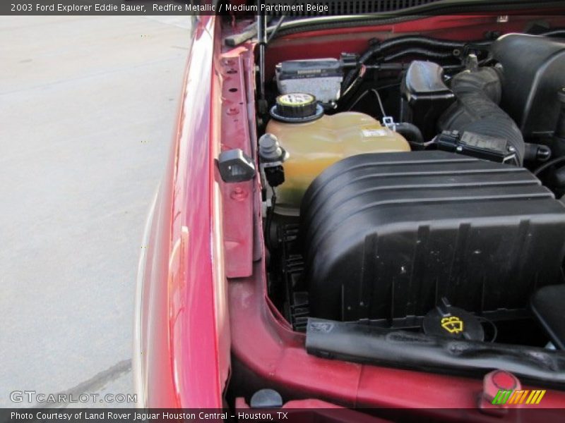 Redfire Metallic / Medium Parchment Beige 2003 Ford Explorer Eddie Bauer