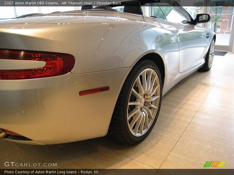 AM Titanium Silver / Obsidian Black 2007 Aston Martin DB9 Volante