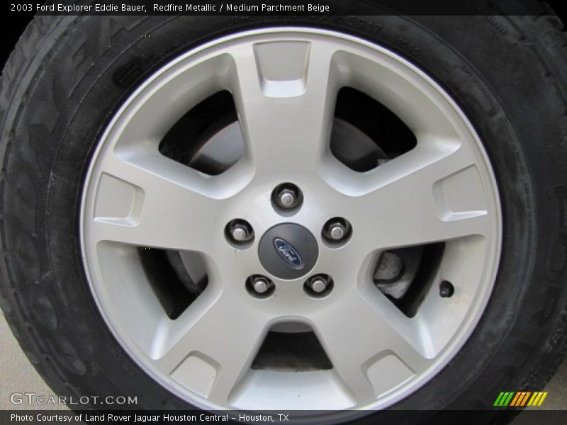 Redfire Metallic / Medium Parchment Beige 2003 Ford Explorer Eddie Bauer