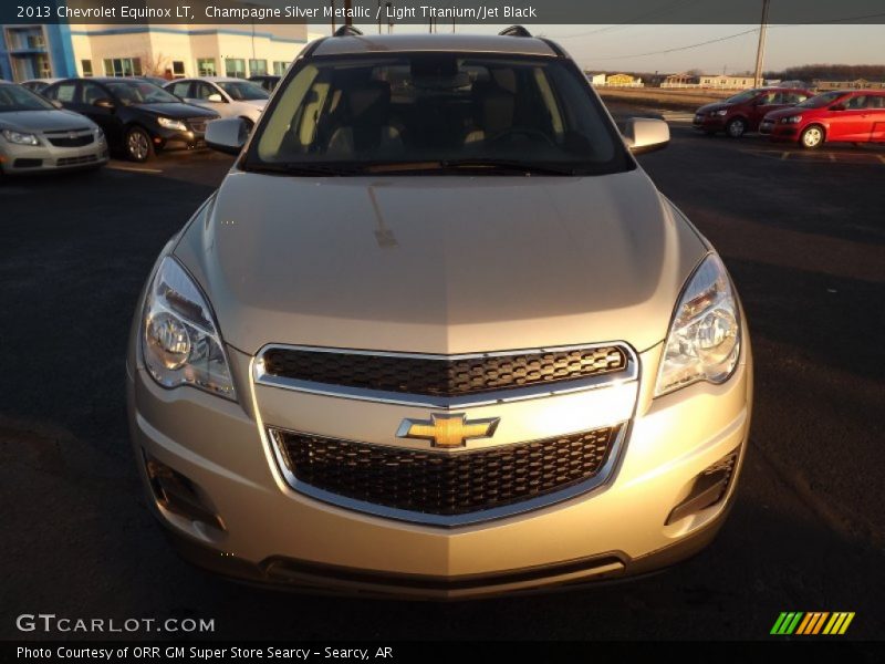Champagne Silver Metallic / Light Titanium/Jet Black 2013 Chevrolet Equinox LT