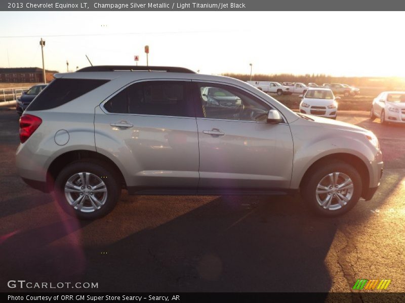 Champagne Silver Metallic / Light Titanium/Jet Black 2013 Chevrolet Equinox LT