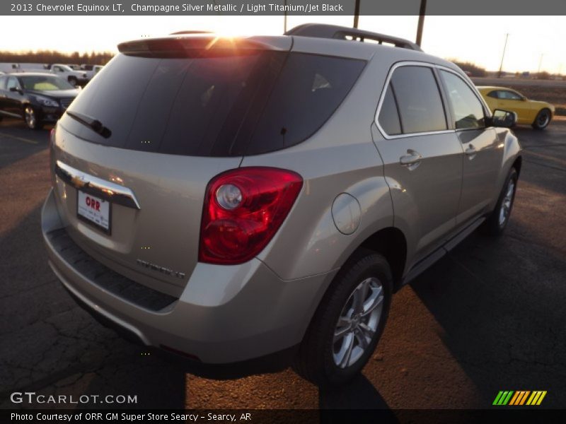Champagne Silver Metallic / Light Titanium/Jet Black 2013 Chevrolet Equinox LT