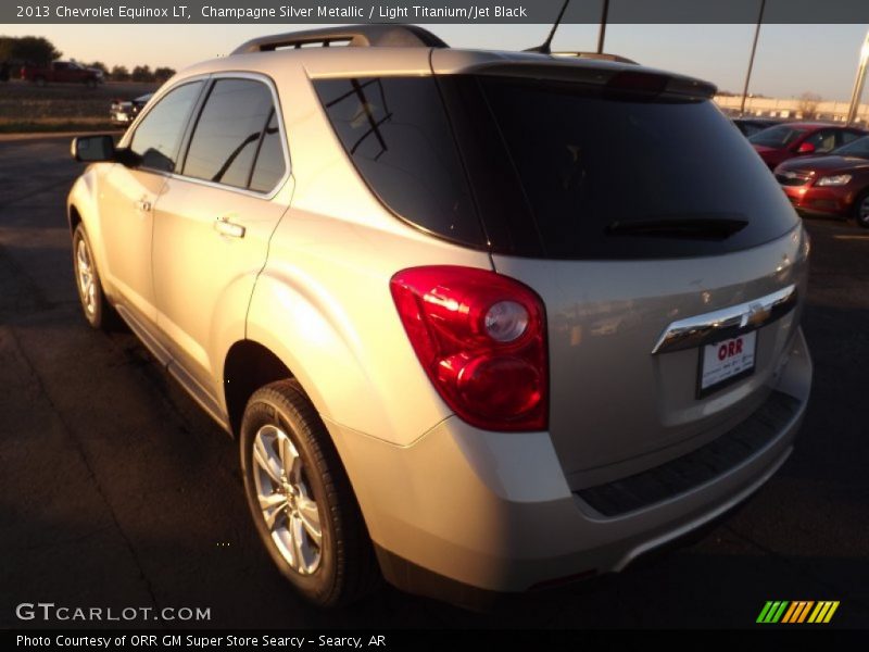 Champagne Silver Metallic / Light Titanium/Jet Black 2013 Chevrolet Equinox LT