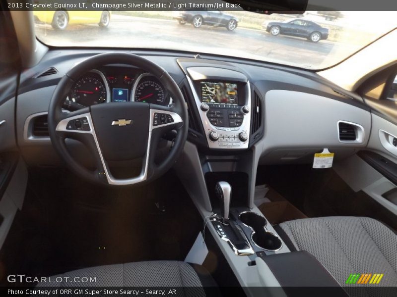 Champagne Silver Metallic / Light Titanium/Jet Black 2013 Chevrolet Equinox LT