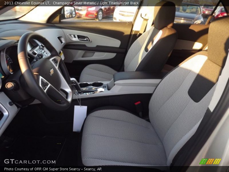 Champagne Silver Metallic / Light Titanium/Jet Black 2013 Chevrolet Equinox LT
