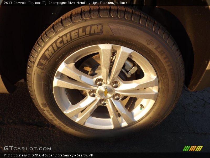 Champagne Silver Metallic / Light Titanium/Jet Black 2013 Chevrolet Equinox LT