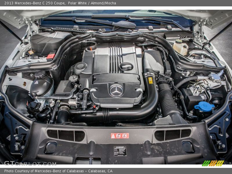 Polar White / Almond/Mocha 2013 Mercedes-Benz C 250 Coupe