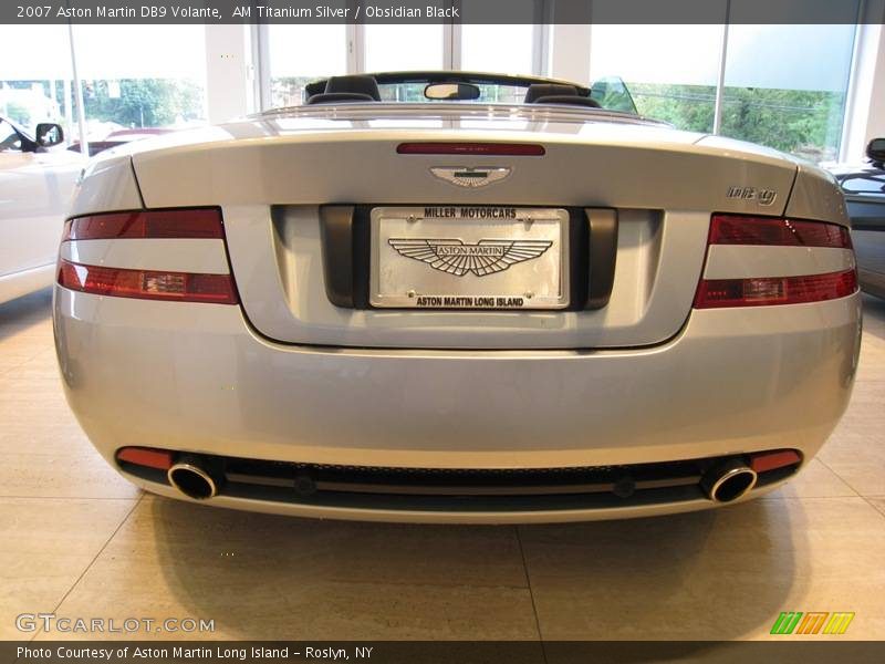 AM Titanium Silver / Obsidian Black 2007 Aston Martin DB9 Volante