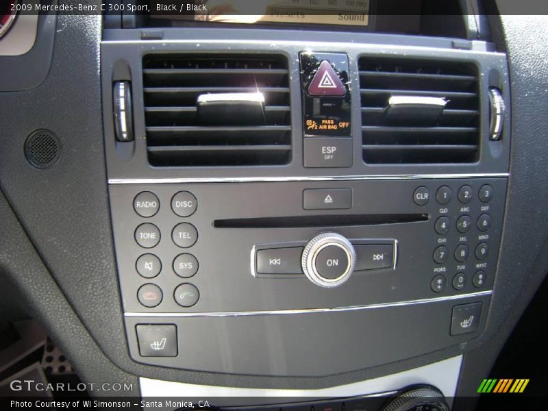 Black / Black 2009 Mercedes-Benz C 300 Sport