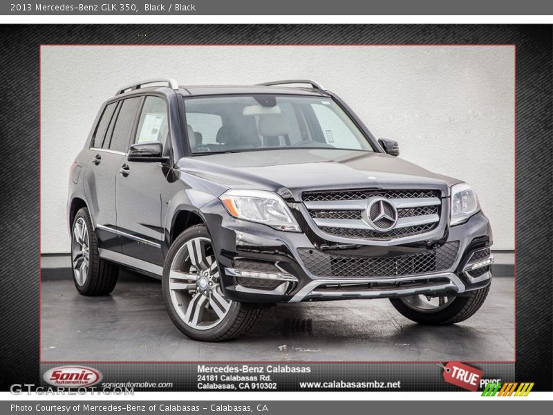 Black / Black 2013 Mercedes-Benz GLK 350