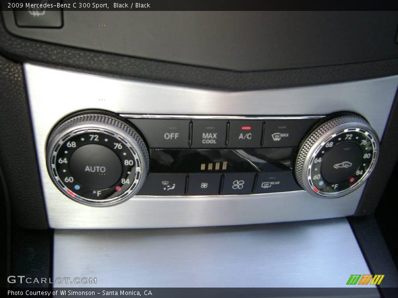 Black / Black 2009 Mercedes-Benz C 300 Sport