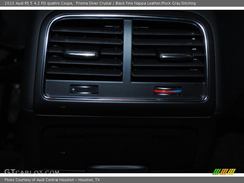 Prisma Silver Crystal / Black Fine Nappa Leather/Rock Gray Stitching 2013 Audi RS 5 4.2 FSI quattro Coupe