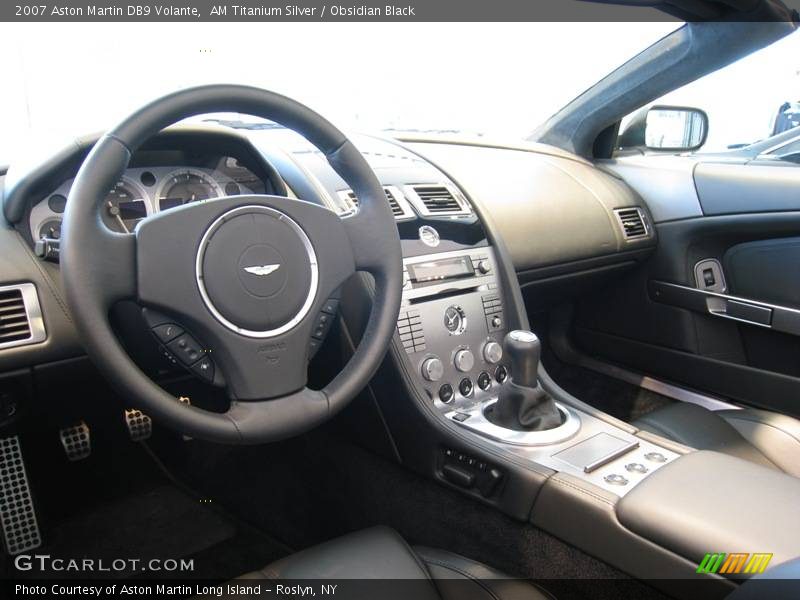 AM Titanium Silver / Obsidian Black 2007 Aston Martin DB9 Volante