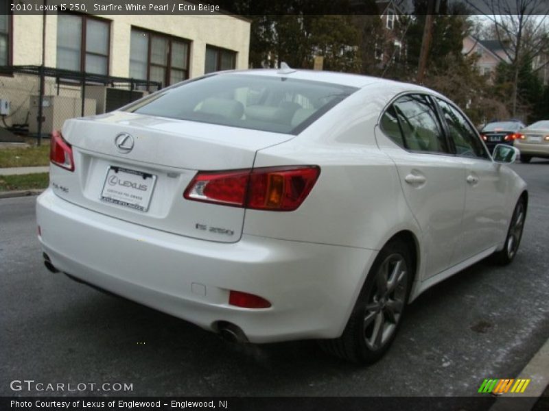 Starfire White Pearl / Ecru Beige 2010 Lexus IS 250