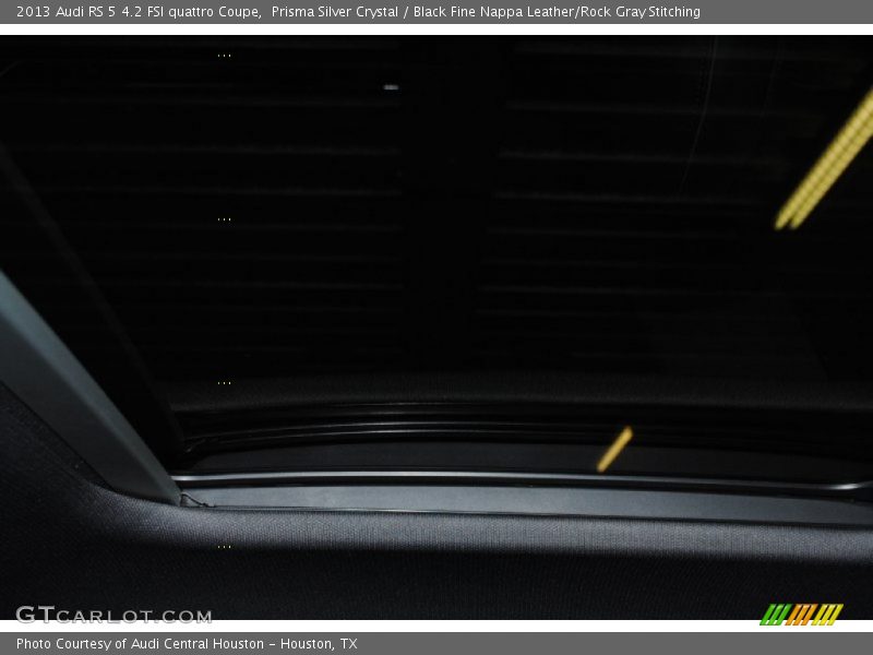 Prisma Silver Crystal / Black Fine Nappa Leather/Rock Gray Stitching 2013 Audi RS 5 4.2 FSI quattro Coupe