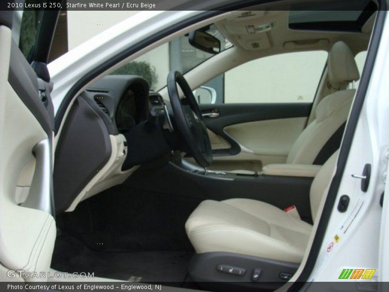 Starfire White Pearl / Ecru Beige 2010 Lexus IS 250