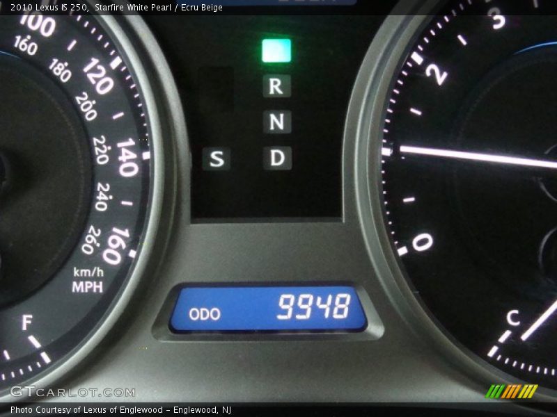 Starfire White Pearl / Ecru Beige 2010 Lexus IS 250