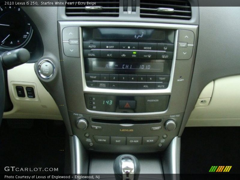 Starfire White Pearl / Ecru Beige 2010 Lexus IS 250