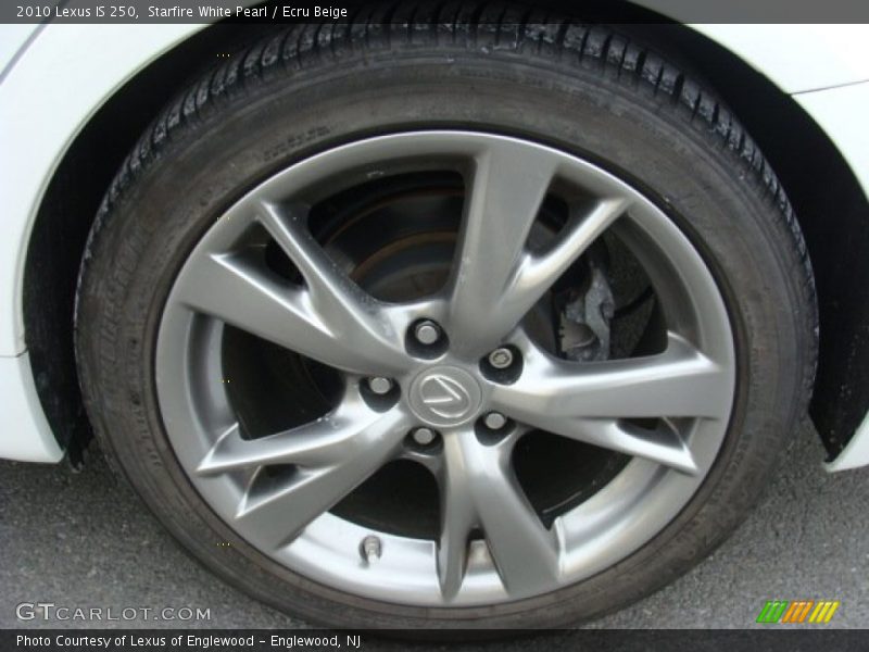 Starfire White Pearl / Ecru Beige 2010 Lexus IS 250