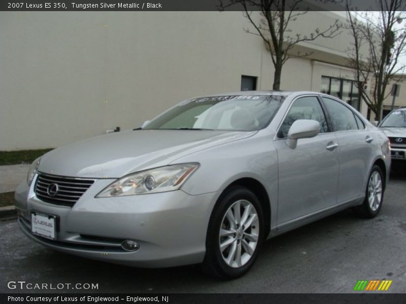 Tungsten Silver Metallic / Black 2007 Lexus ES 350