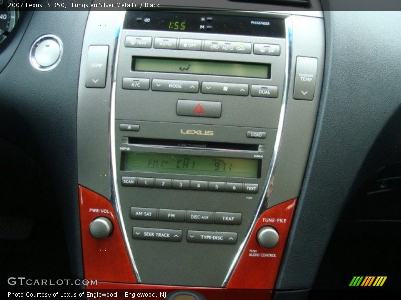 Tungsten Silver Metallic / Black 2007 Lexus ES 350