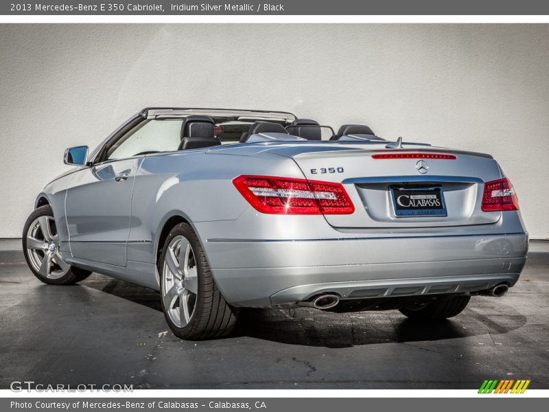 Iridium Silver Metallic / Black 2013 Mercedes-Benz E 350 Cabriolet