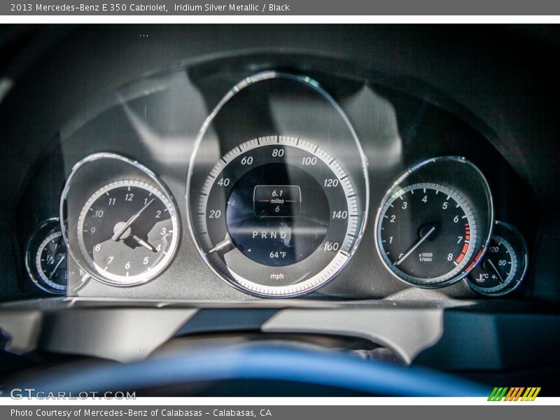 Iridium Silver Metallic / Black 2013 Mercedes-Benz E 350 Cabriolet